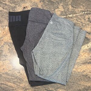 Leggings lot LULU ATHLETA PUMA